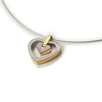 0728-02 Boccia Titanium Pendant  (choose chain separately)