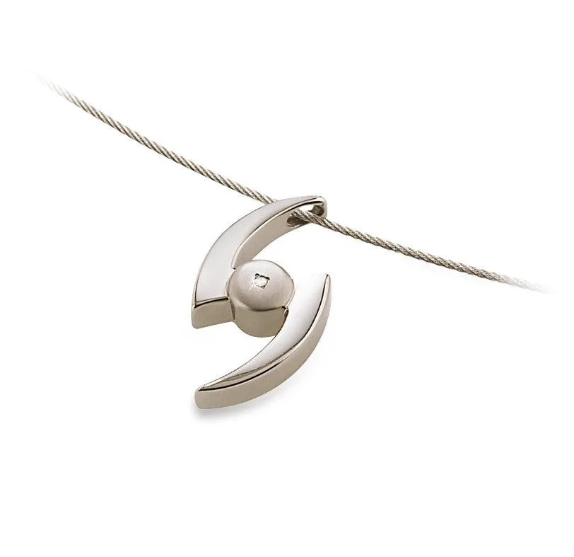 0772-03 Boccia Titanium Pendant  (choose chain separately)