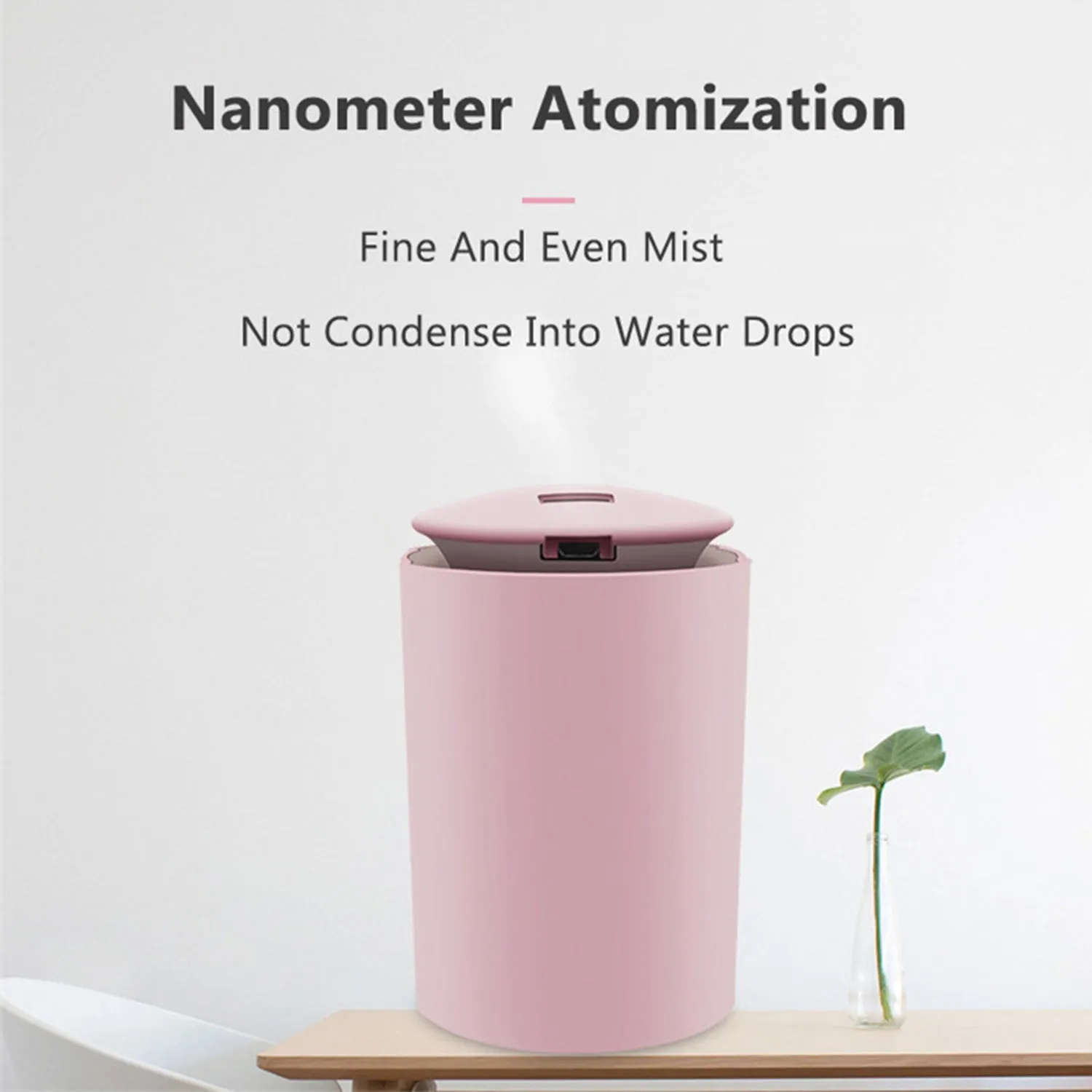 260mL Mist Humidifier Diffuser With LED Light