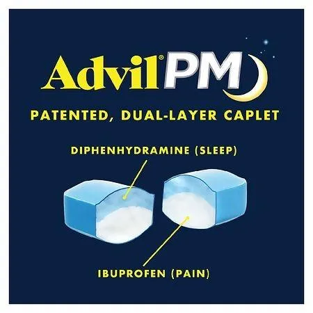 Advil PM Liqui-Gels Pain Reliever/Nighttime Sleep Aid Liquid Filled Capsules Ibuprofen - 80 ct.