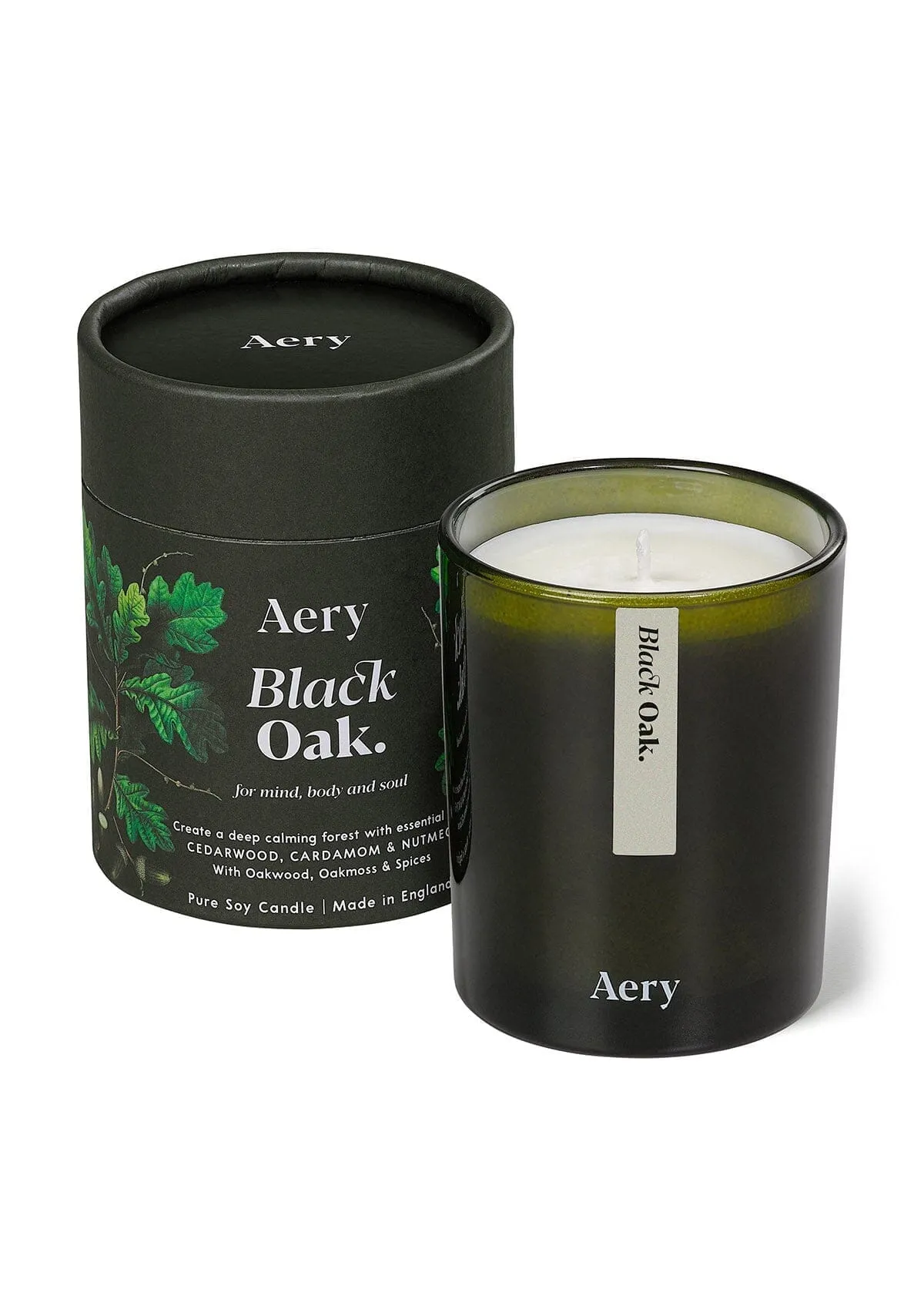 AERY Black Oak Candle