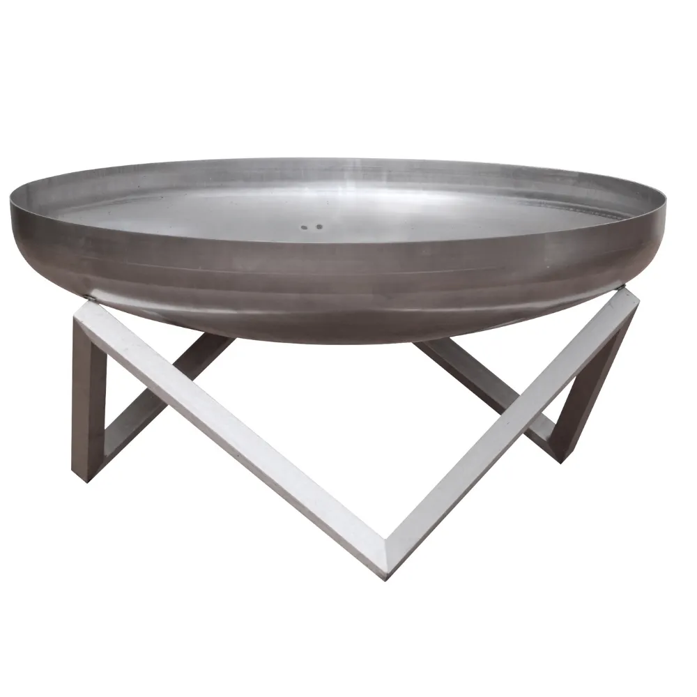 ALFRED RIESS Darvaza Stainless Steel Fire Pit - Large