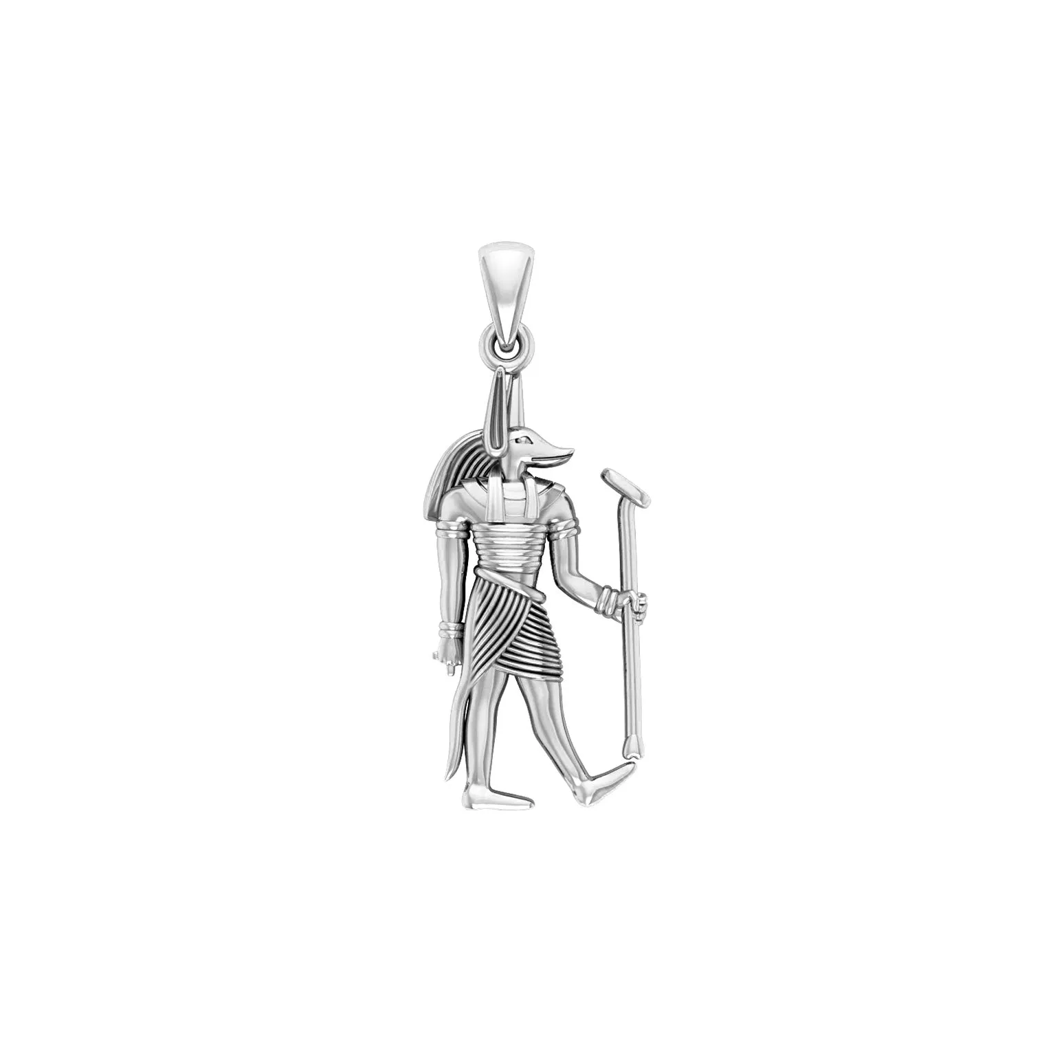 Anubis Egyptian Silver Pendant TPD2841