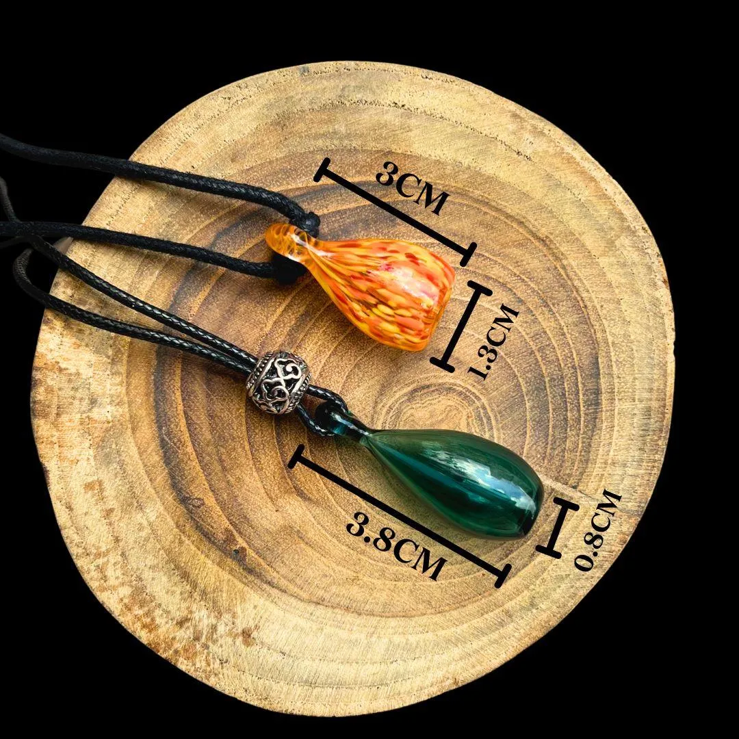 Aromatherapy Glass Pendant