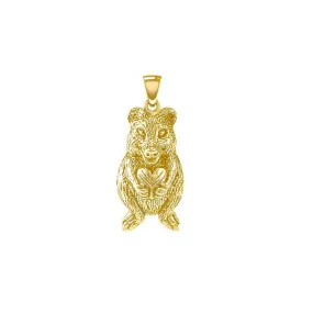 Australian Quaka Solid Gold Pendant GPD5402