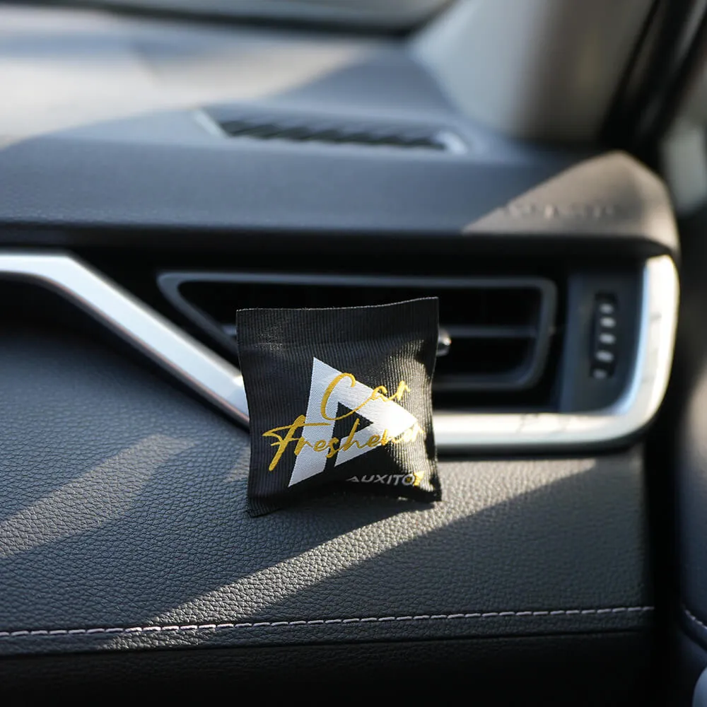 AUXITO Car Air Freshener Vent Clip - Provides Lasting Scent for Auto or Home, Sandalwood Bergamot Lemon Sachet Bags (1pc)