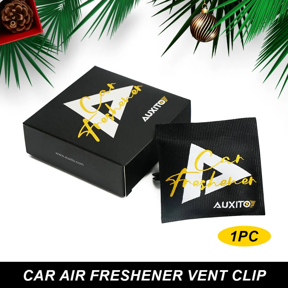 AUXITO Car Air Freshener Vent Clip - Provides Lasting Scent for Auto or Home, Sandalwood Bergamot Lemon Sachet Bags (1pc)