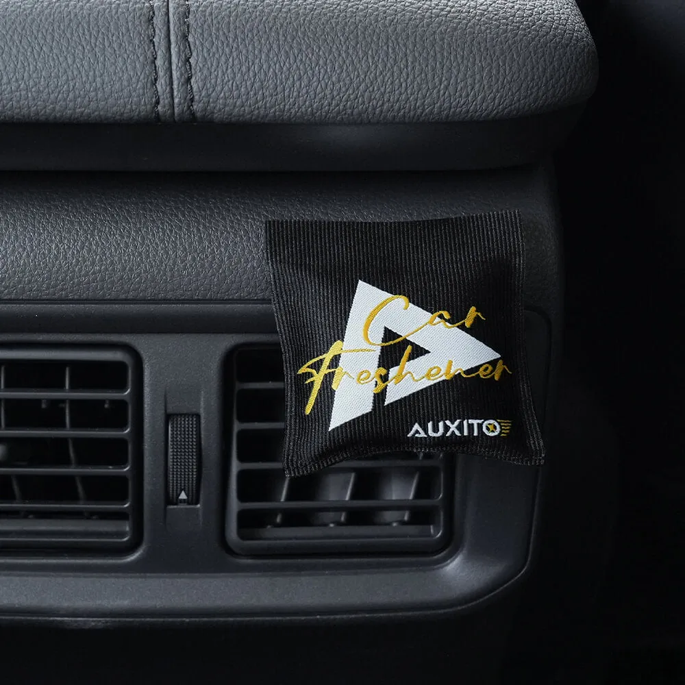 AUXITO Car Air Freshener Vent Clip - Provides Lasting Scent for Auto or Home, Sandalwood Bergamot Lemon Sachet Bags (1pc)