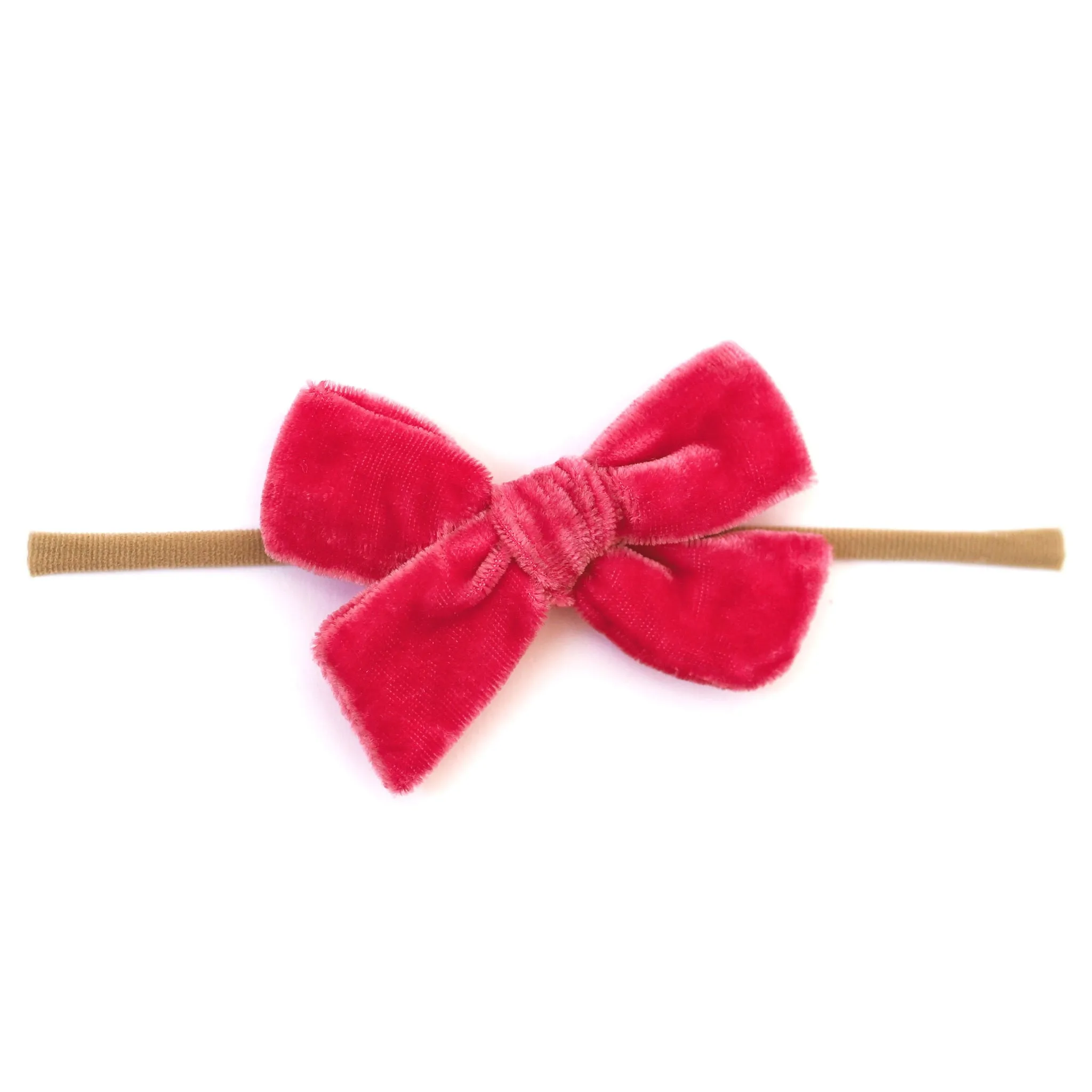 Baby Bow - Strawberry Velvet