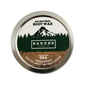 Baker's Boot Wax - 7 Oz.