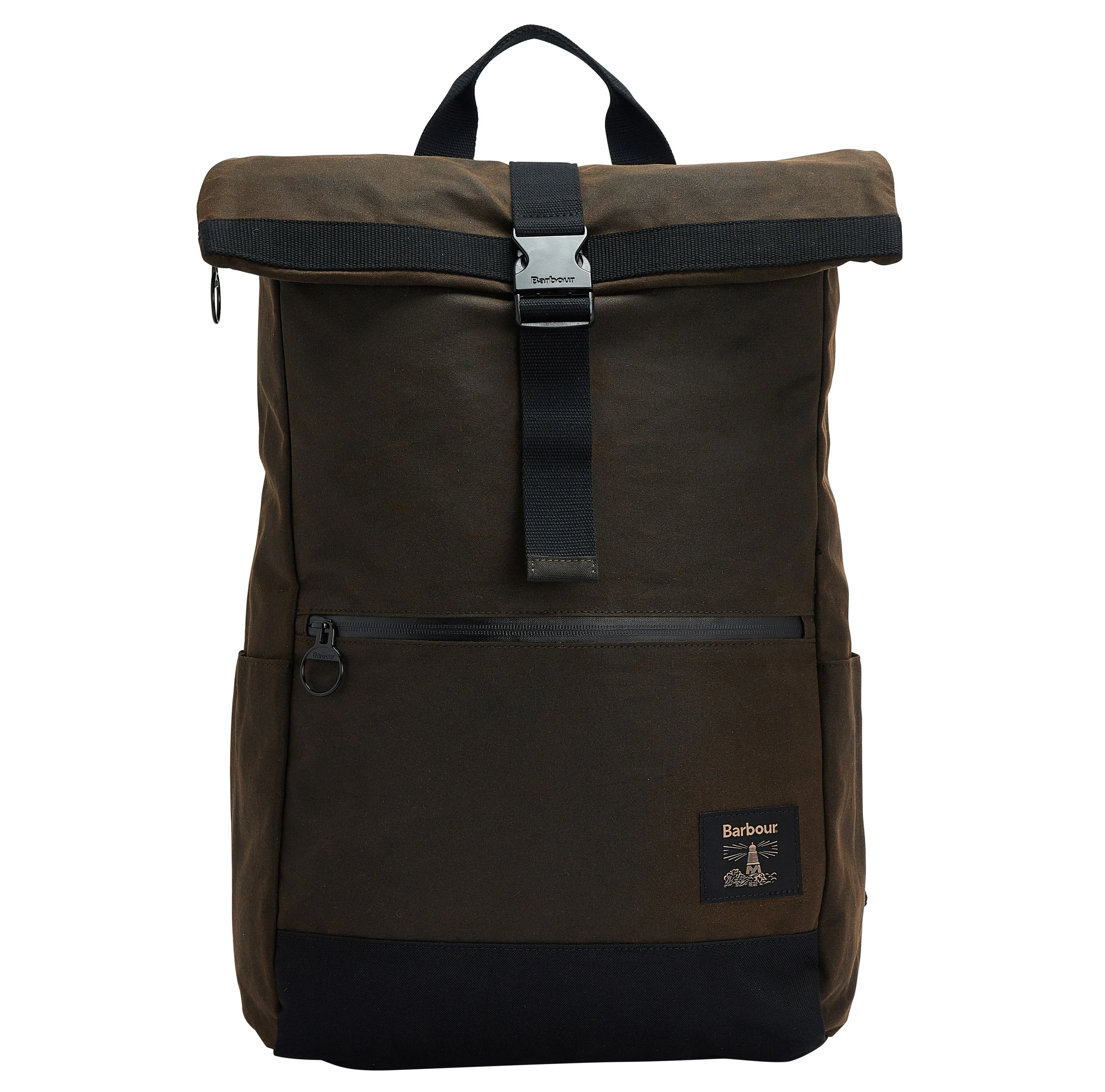 Barbour Field Wax Fold Over Top Backpack