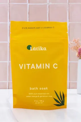 bath soak - vitamin c