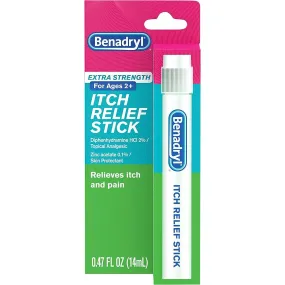 Benadryl Itch Relief Stick Travel Size 0.47 fl. oz