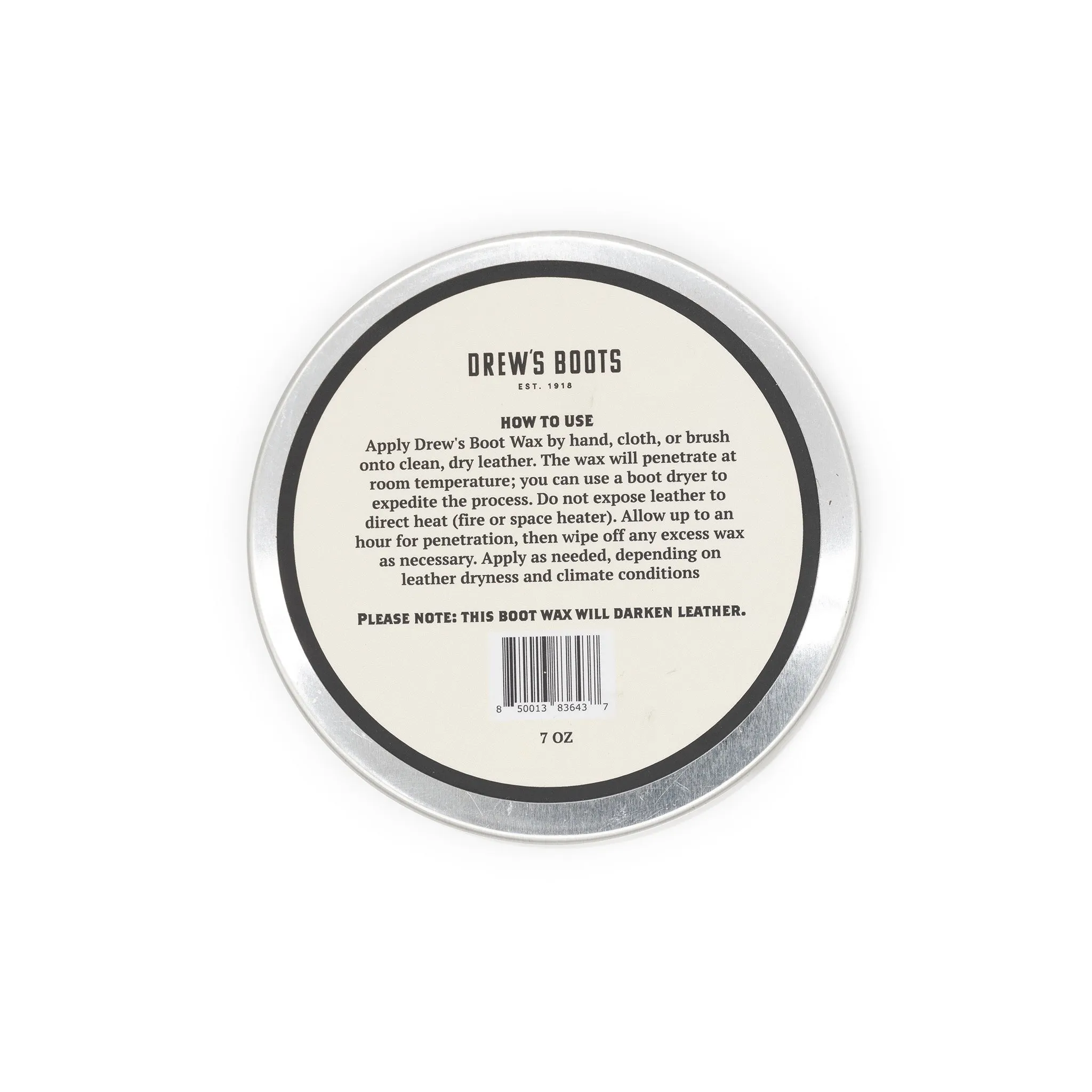 Boot Wax-7 oz.