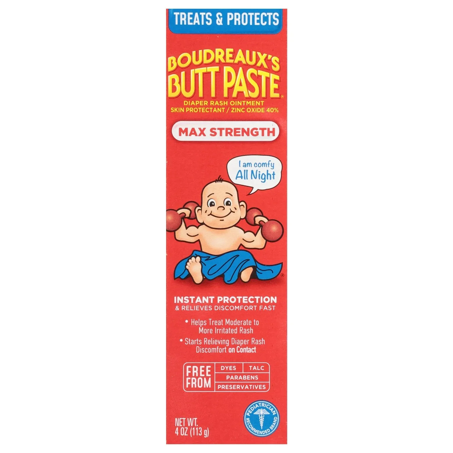 Boudreaux's Butt Paste Maximum Strength Diaper Rash Cream