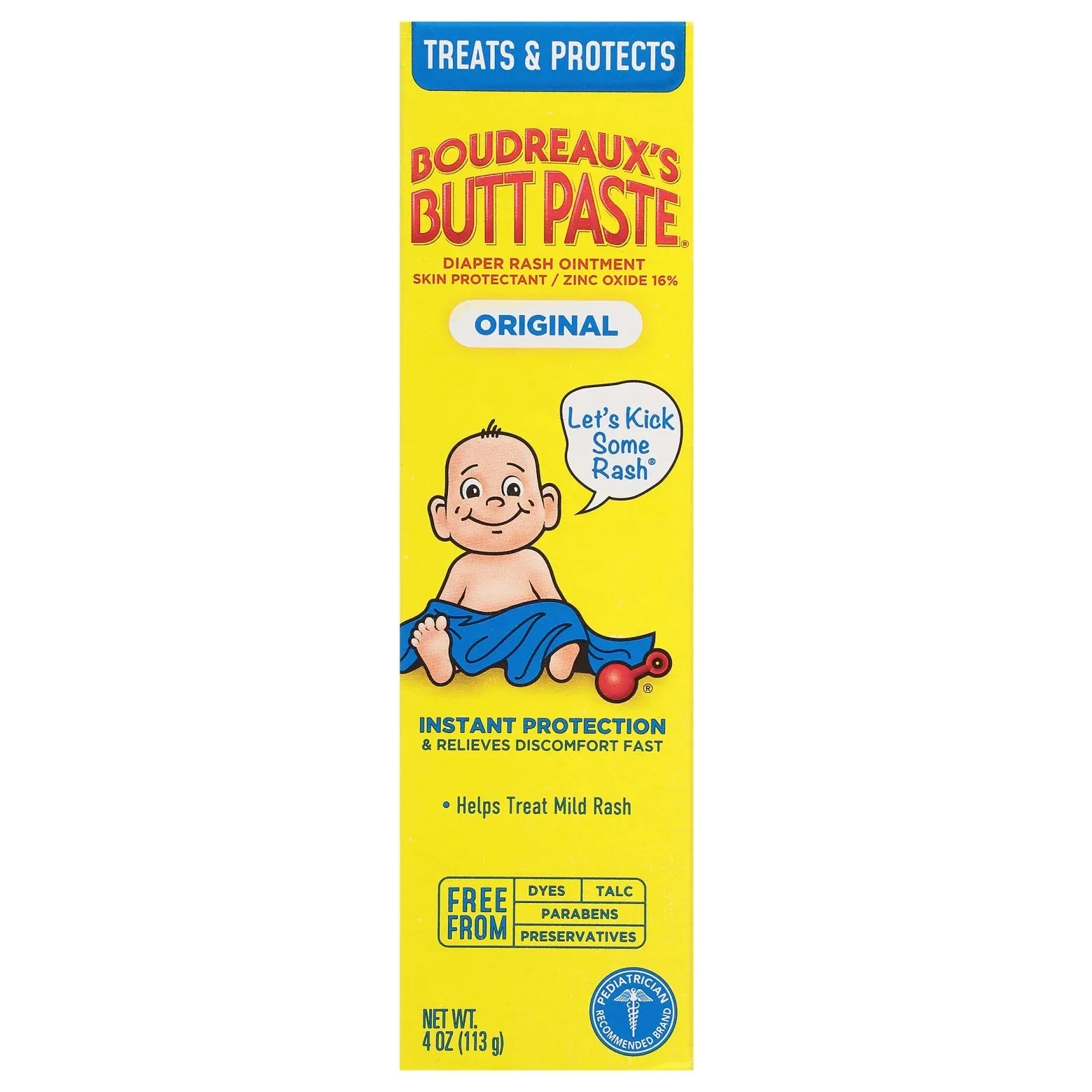 Boudreaux's Butt Paste Original Diaper Rash Cream