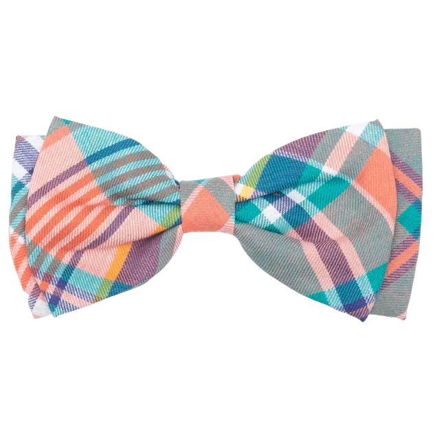 Bow Tie | Peach Plaid