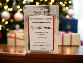 Brindle Melts 2.5 oz Soy Wax Melts Shimmering Fir Scented