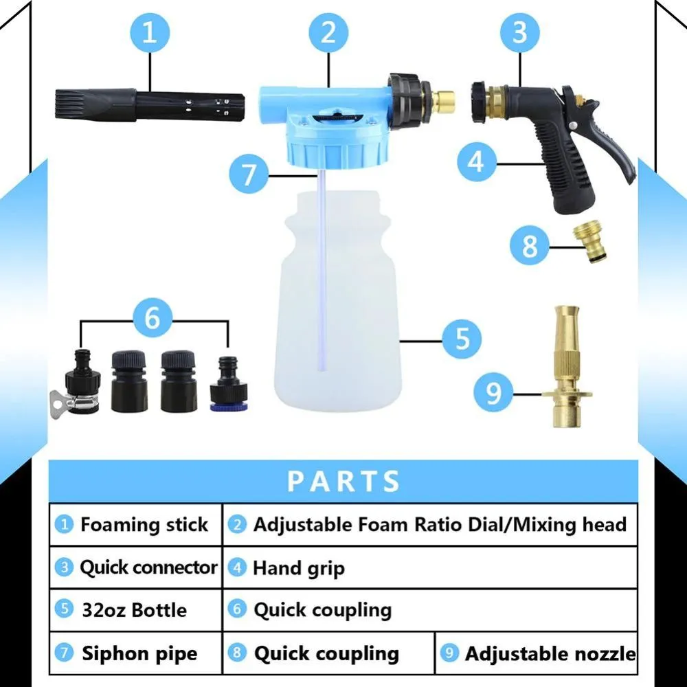 Car Wash Foam Gun