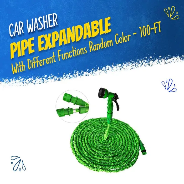 Car Washer Pipe Expandable with Different Functions Random Color -