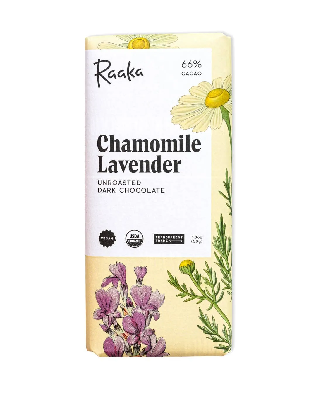 Chamomile Lavender Chocolate Bar