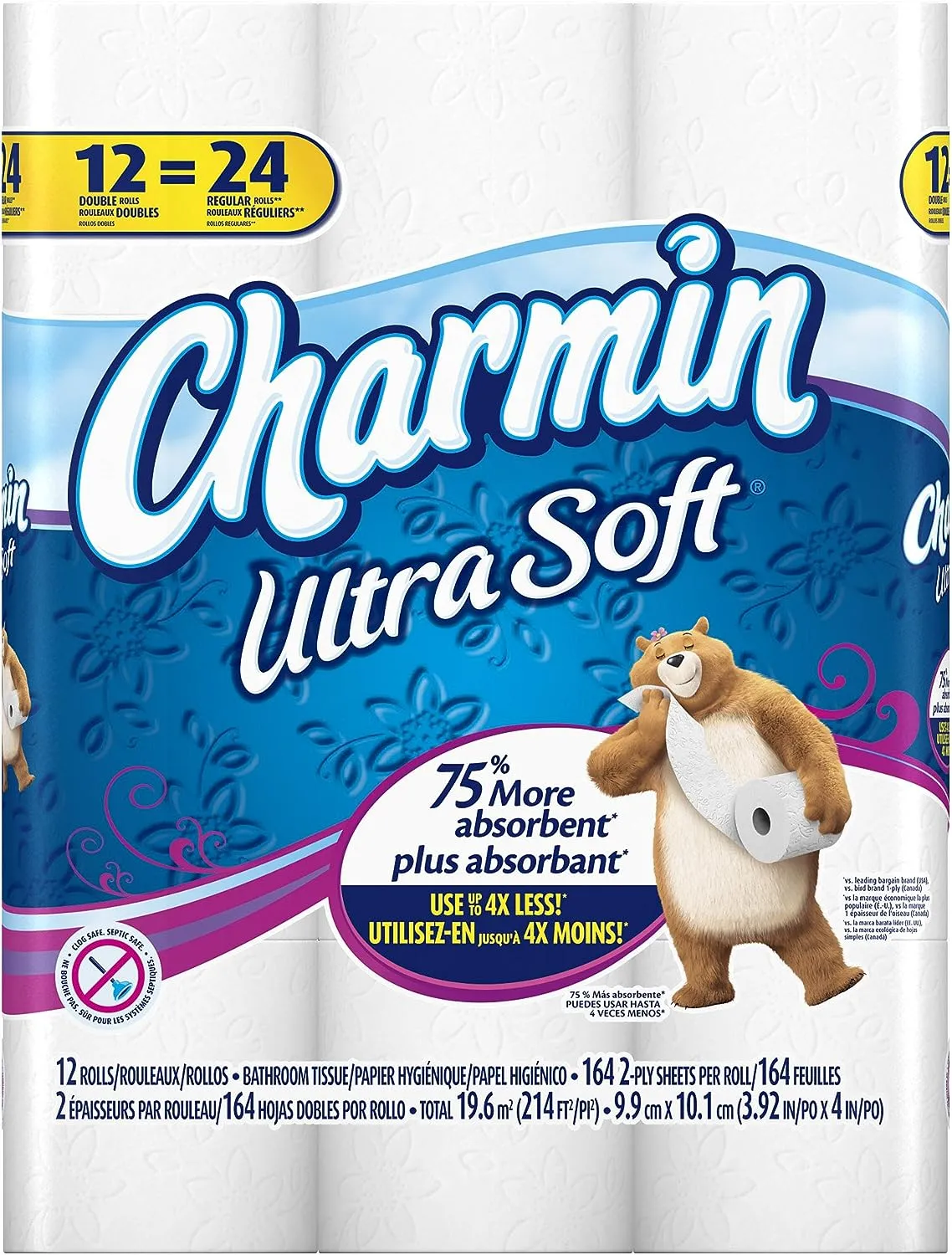 CHARMIN BATH TISSUE STRONG 9CT - CHBTS9CT