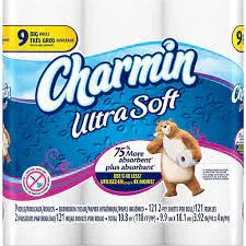 CHARMIN BATH TISSUE STRONG 9CT - CHBTS9CT