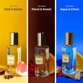 Chokore Perfume Combo Pack of 3 For Men & Women (Closer, Scandalous, & Oudacious) | 3 x 20 ml