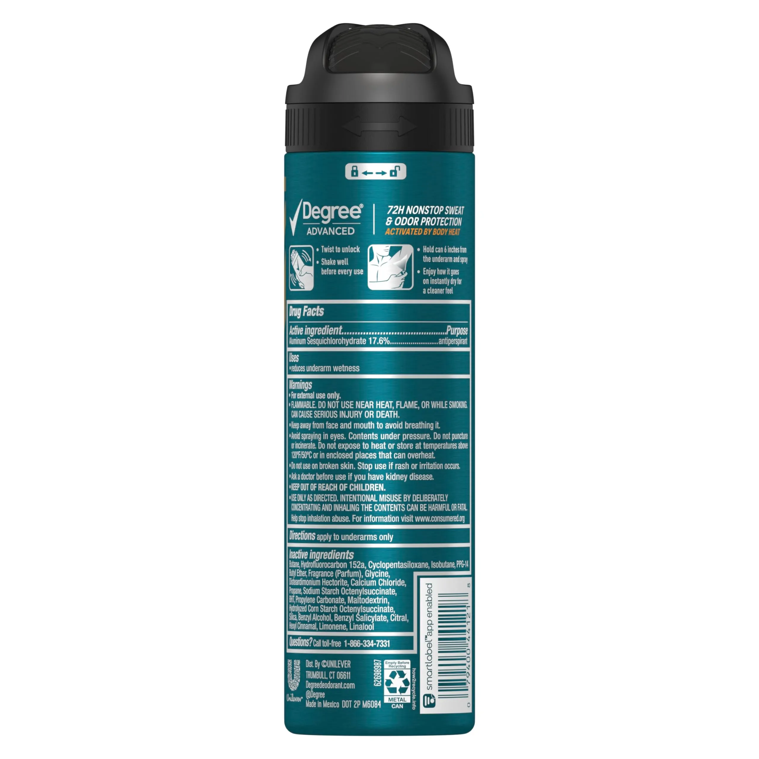 Degree Sport Defense Antiperspirant Deodorant - Men