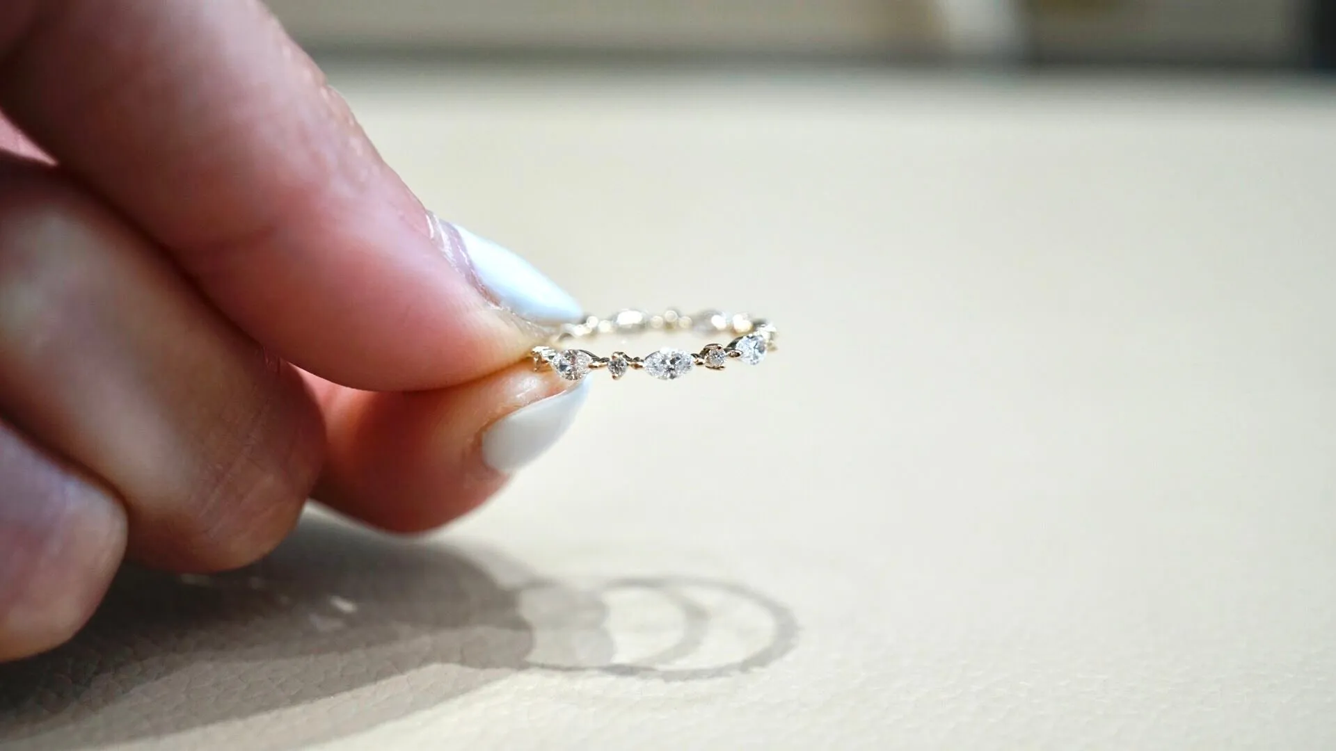 Delicate Marquise and Round Band