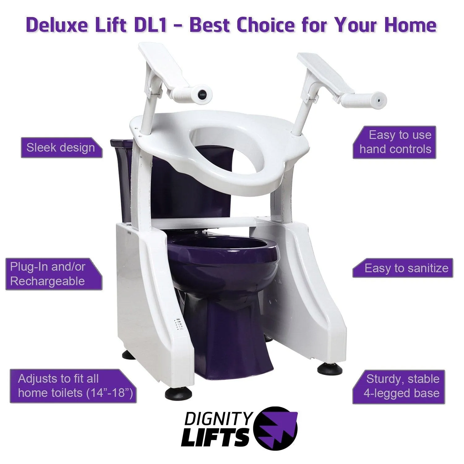 Dignity Lifts Deluxe Toilet Lift