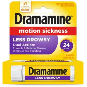 Dramamine All Day Less Drowsy Motion Sickness Relief Tablets