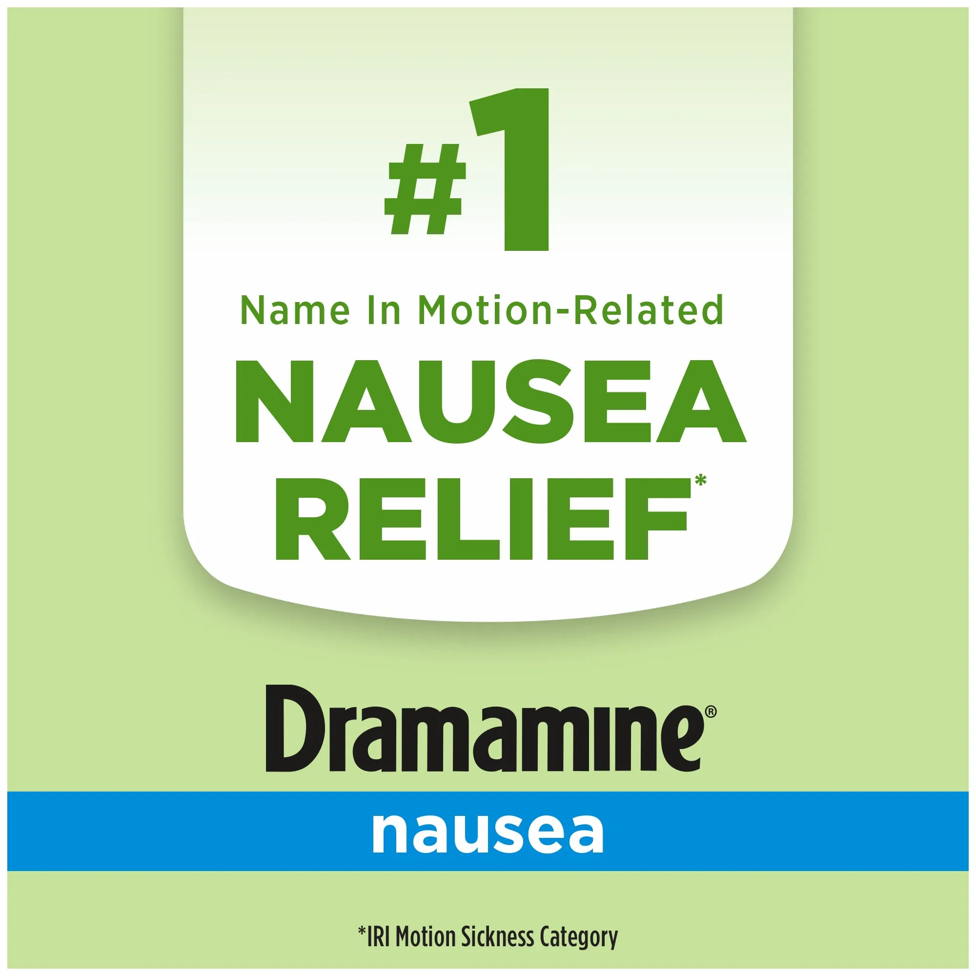 Dramamine Long Lasting Formula Nausea Relief Tablets - 10 Ct