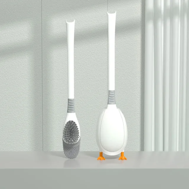 Duck Shape Silicone Toilet Brush - Jennyhome