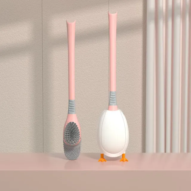 Duck Shape Silicone Toilet Brush - Jennyhome