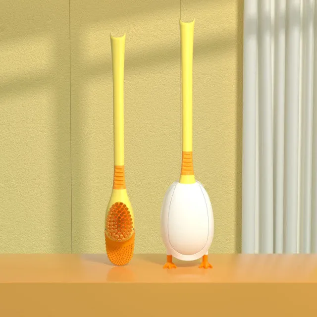 Duck Shape Silicone Toilet Brush - Jennyhome