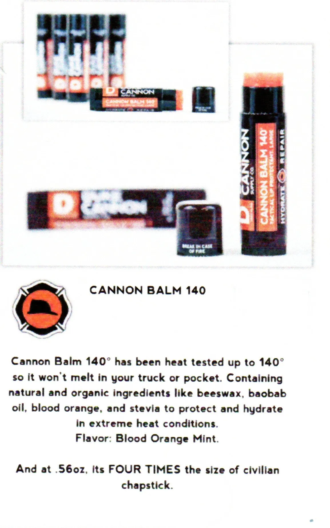 Duke Cannon Offensively Large Lip Balm