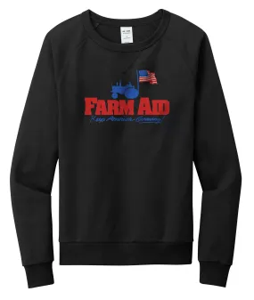 Farm Aid 2021 Crew Neck Sweatshirt- Black