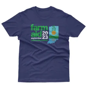 Farm Aid 2023 Festival Logo Tee – Navy