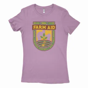 Farm Aid 2024 Badge Women's Tee – Lavender