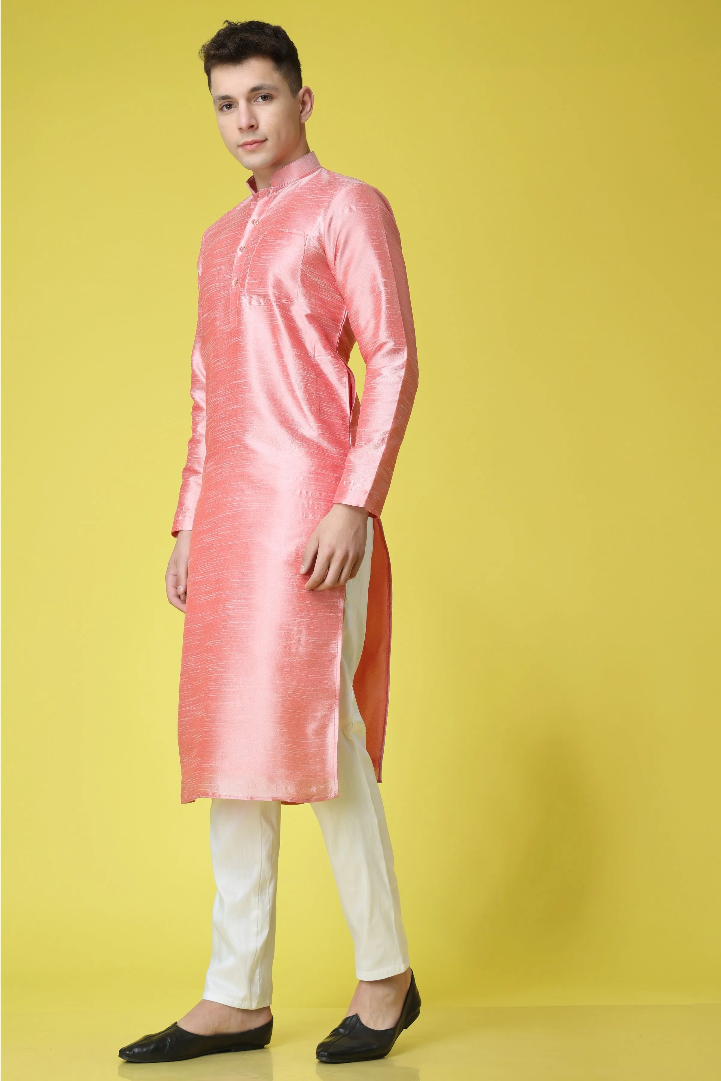 French Aroma Silk Kurta