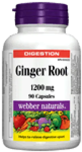 Ginger root, 1200 mg, 90 capsules