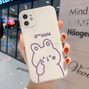 Lilac Bunny iPhone Case