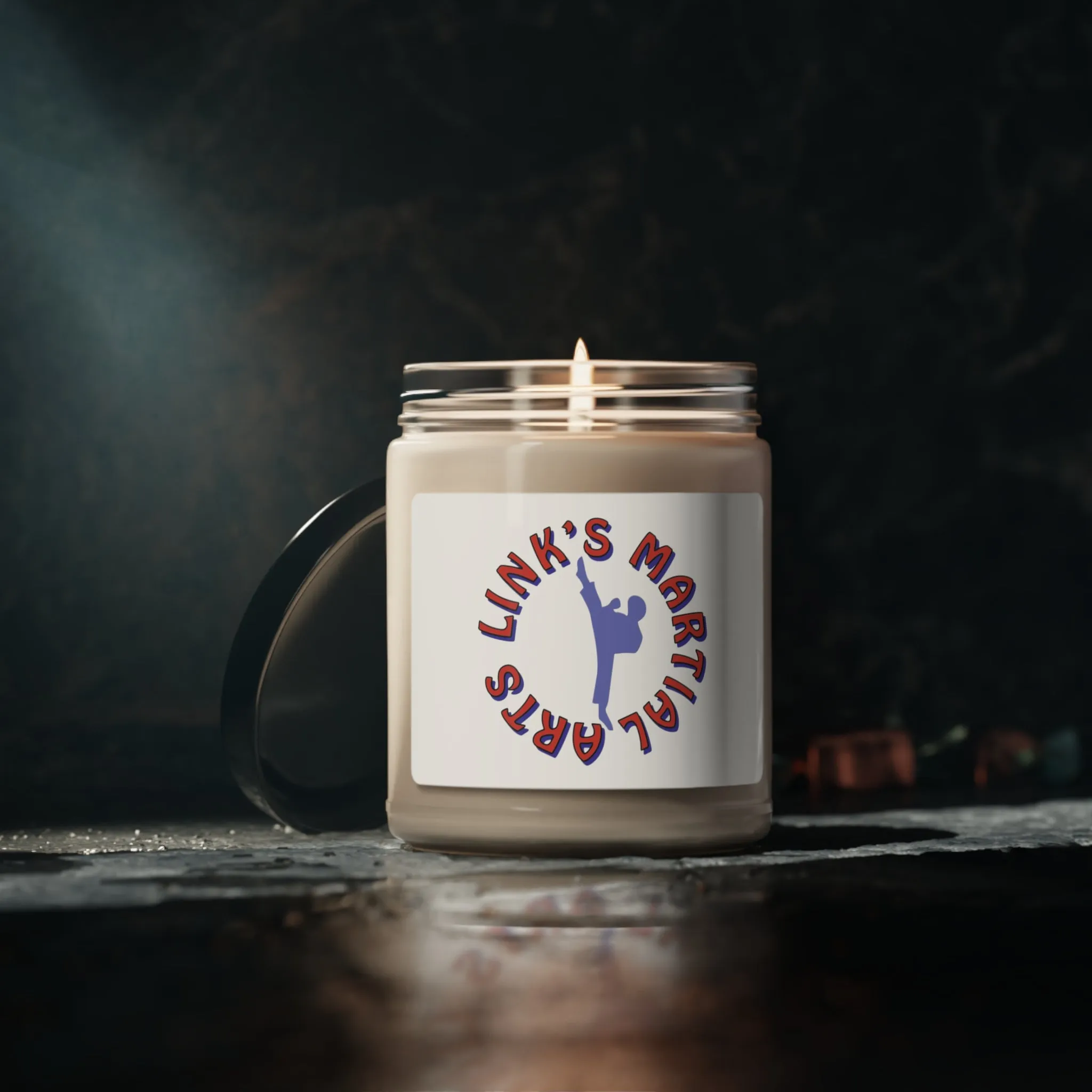 Link's Martial Arts Logo Scented Soy Candle, 9oz