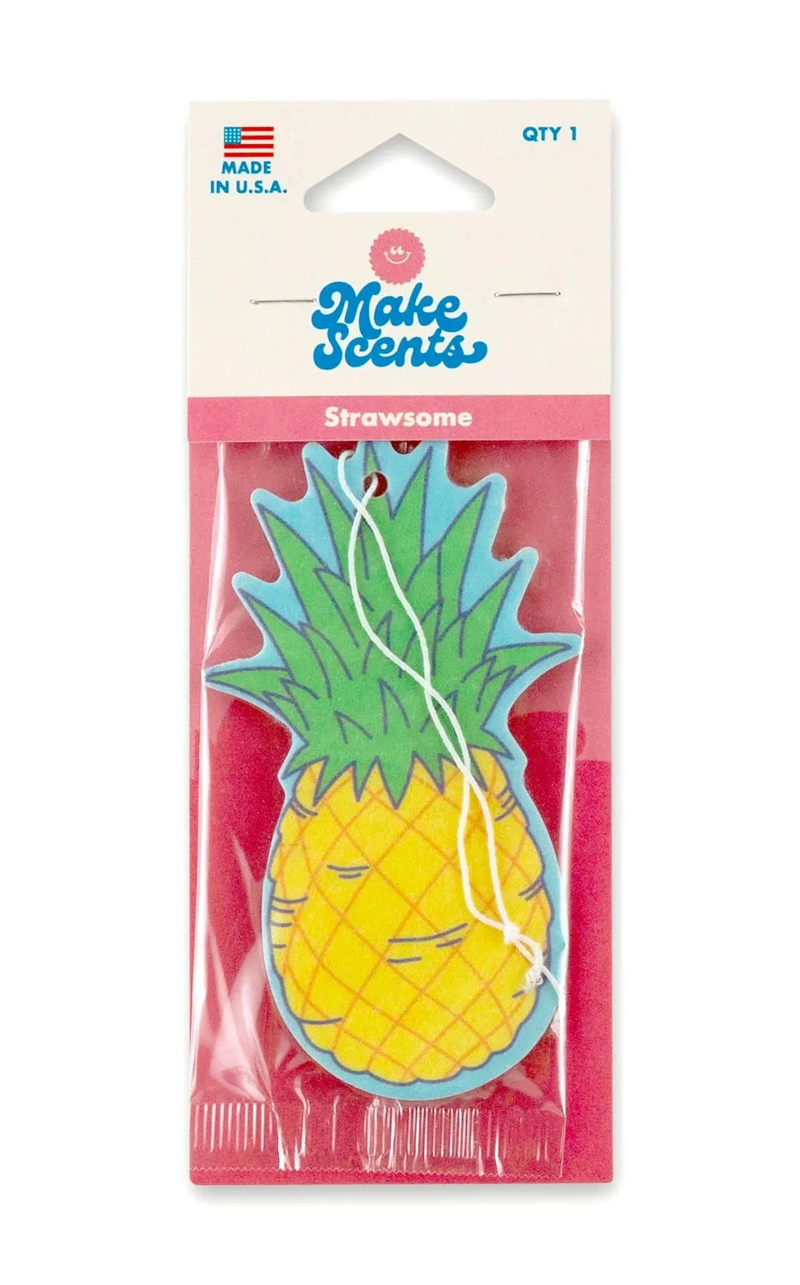 MAKE SCENTS CAR AIR FRESHENER PINEAPPLE