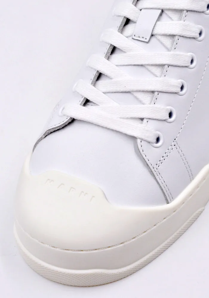 MARNI SNZU014401 LEATHER SNEAKERS WHITE