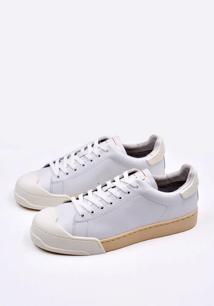 MARNI SNZU014401 LEATHER SNEAKERS WHITE