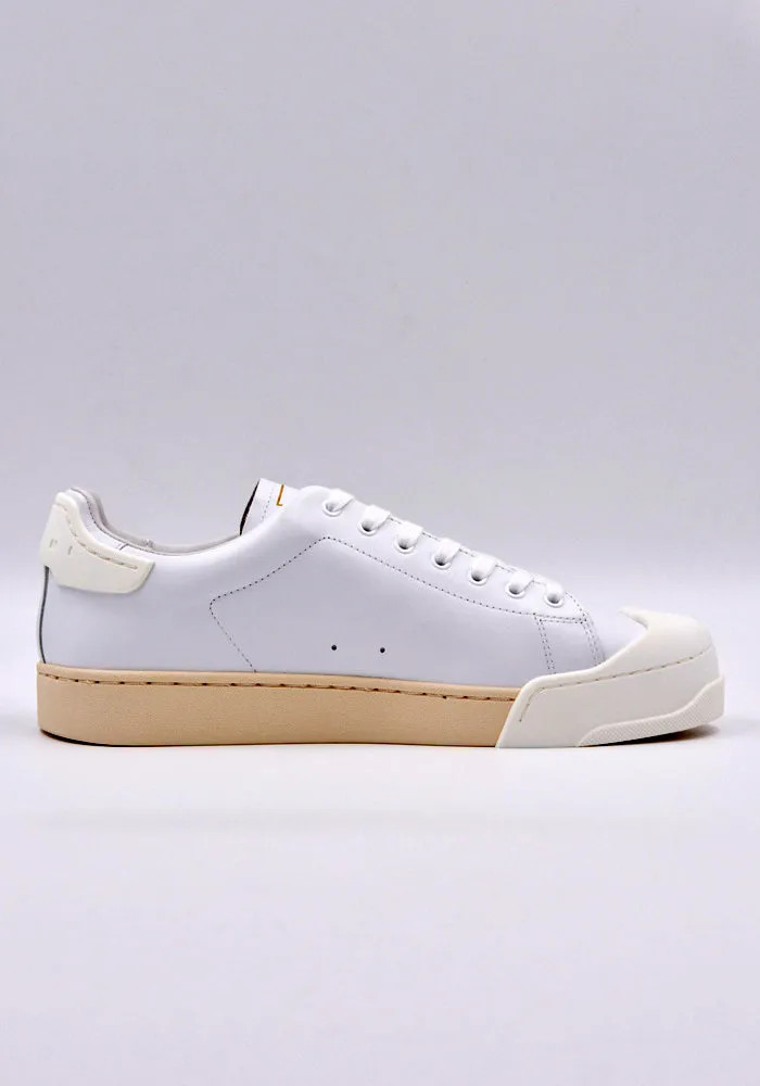 MARNI SNZU014401 LEATHER SNEAKERS WHITE