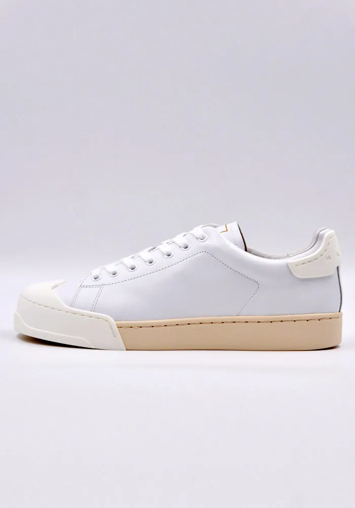 MARNI SNZU014401 LEATHER SNEAKERS WHITE