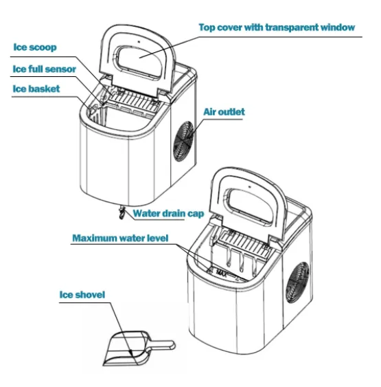 Noveer™ Portable Ice Maker